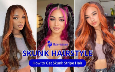 Skunk Hairstyle: How to Get Skunk Stripe Hair